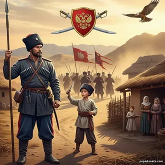 Иллюстрация к отрывку из книги Сотня. Забытый поход