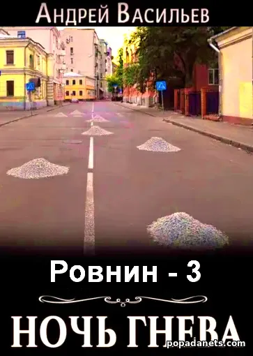 Читать «Ночь гнева» Андрея Васильева - книга про попаданца Обложка книги Ночь гнева