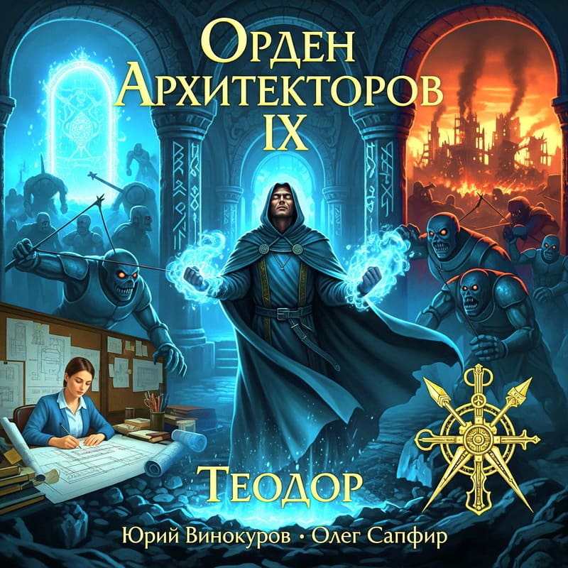 Оригинальная обложка книги Орден Архитекторов 9 Оригинальная обложка книги Орден Архитекторов 9