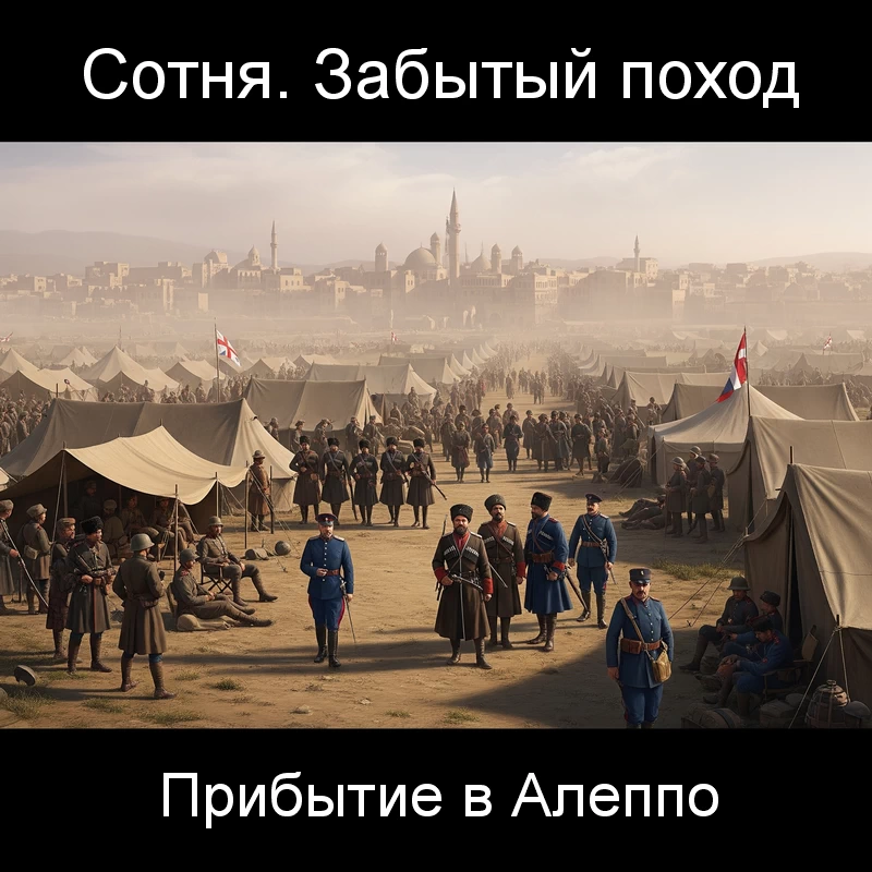 Лагерь союзных войск на окраине Алеппо.